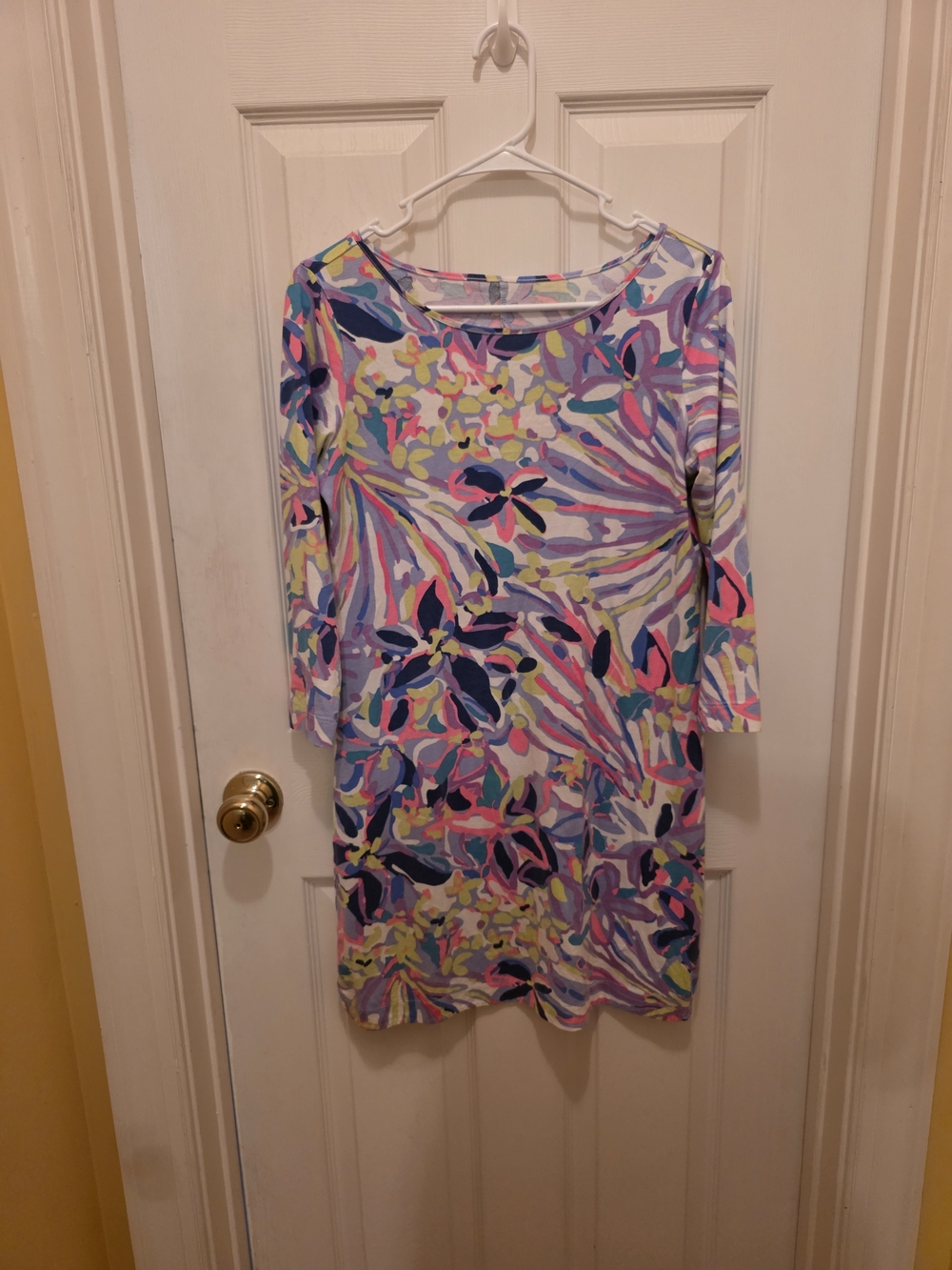 Lily Pulitzer Colorful Floral Shift Dress - Pastel Multi